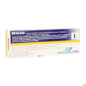 Revaxis ser preremplie 0,5ml ud + 1 aig separee