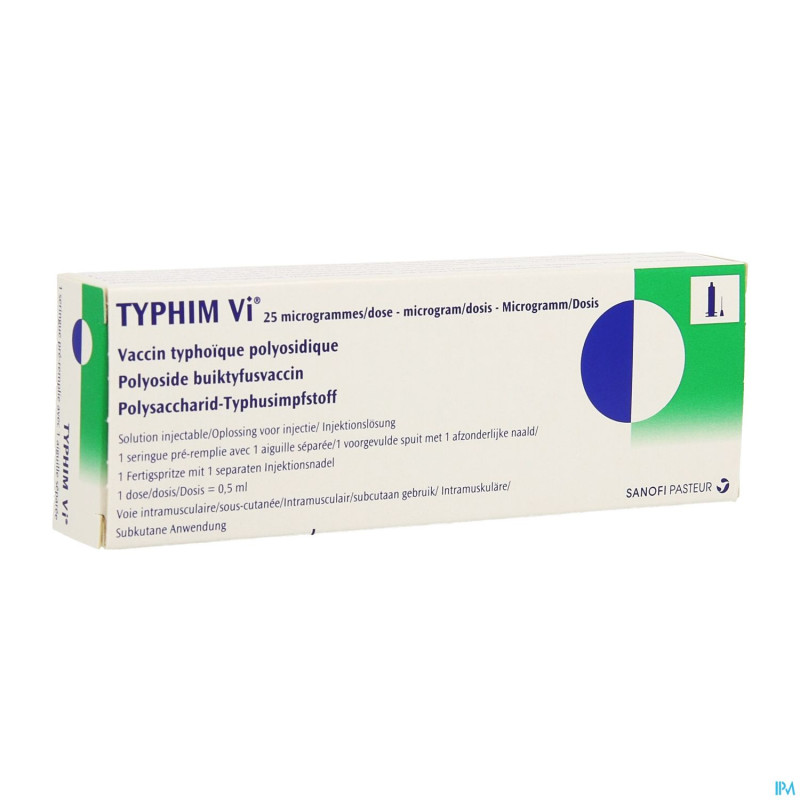Typhim vi 25mcg/dose ser prer. 1 x 0,5ml+1 aig sep