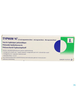 Typhim vi 25mcg/dose ser prer. 1 x 0,5ml+1 aig sep