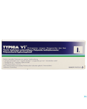 Typhim vi 25mcg/dose ser prer. 1 x 0,5ml+1 aig sep