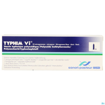 Typhim vi 25mcg/dose ser prer. 1 x 0,5ml+1 aig sep