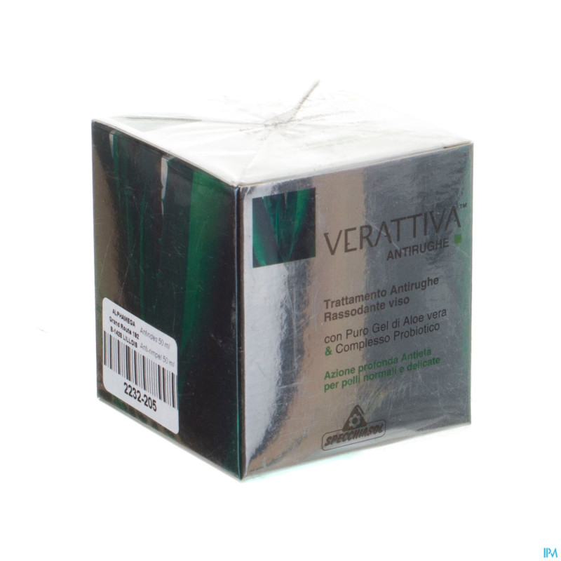 Verattiva traitement a/rides raffermis.visage 50ml