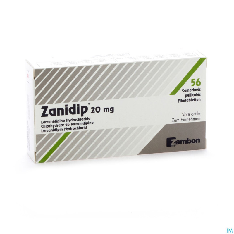Zanidip comp 56 x 20 mg