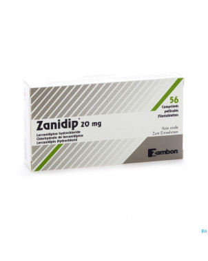 Zanidip comp 56 x 20 mg