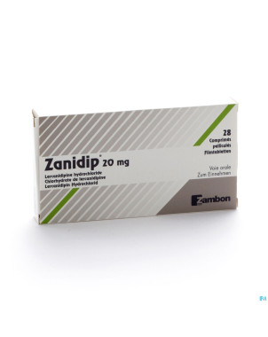 Zanidip comp 28 x 20 mg