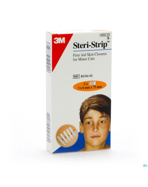 Steri-strip suture cutan. st 6x 75mm  2x 5 1541p-2