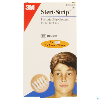 Steri-strip suture cutan. st 3x 75mm 2x 5 1540p-02