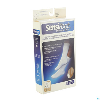 Sensifoot chaussette pied diabet.blanc 1p xs 77141