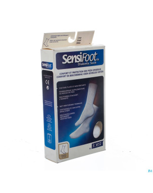 Sensifoot chaussette pied diabet.blanc 1p  s 77143