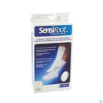 Sensifoot chaussette pied diabet.blanc 1p  l 77147