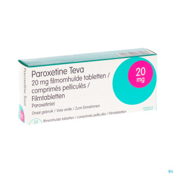 Paroxetine teva tabl 28 x 20 mg