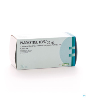 Paroxetine teva tabl 56 x 20 mg