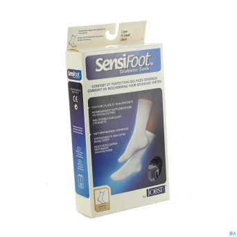 Sensifoot chaussette pied diabet.noir  1p xs 77141