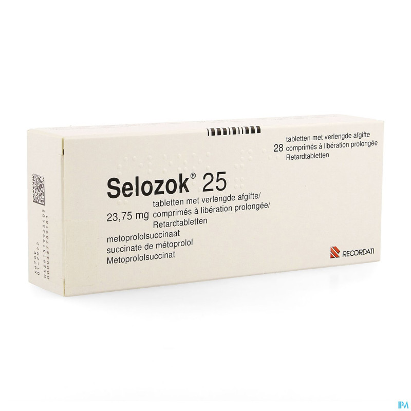 Selozok  25 comp liberation prolongee 28x23,75 mg