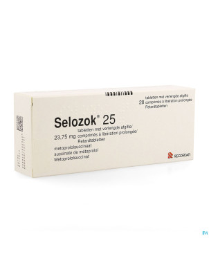 Selozok  25 comp liberation prolongee 28x23,75 mg