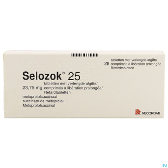 Selozok  25 comp liberation prolongee 28x23,75 mg