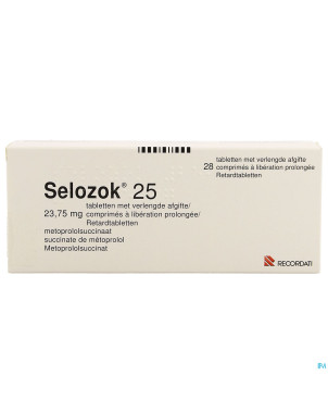 Selozok  25 comp liberation prolongee 28x23,75 mg