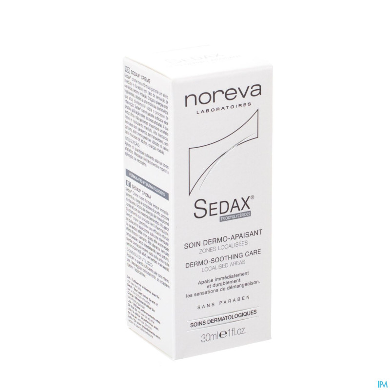 Sedax soin dermo apaisant creme    tube  30ml