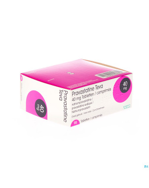 Pravastatine teva 40 mg tabl 98