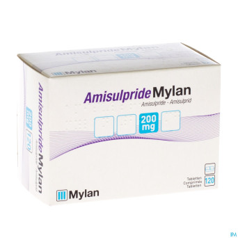 Amisulpride mylan 200mg tabl 120x200mg
