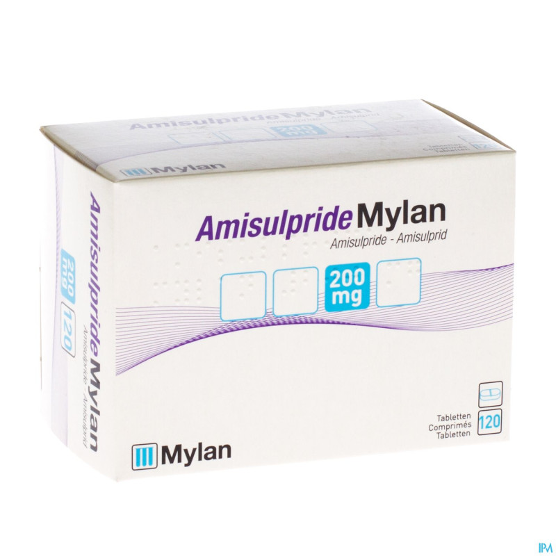 Amisulpride mylan 200mg tabl 120x200mg