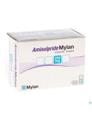 Amisulpride mylan 200mg tabl 120x200mg