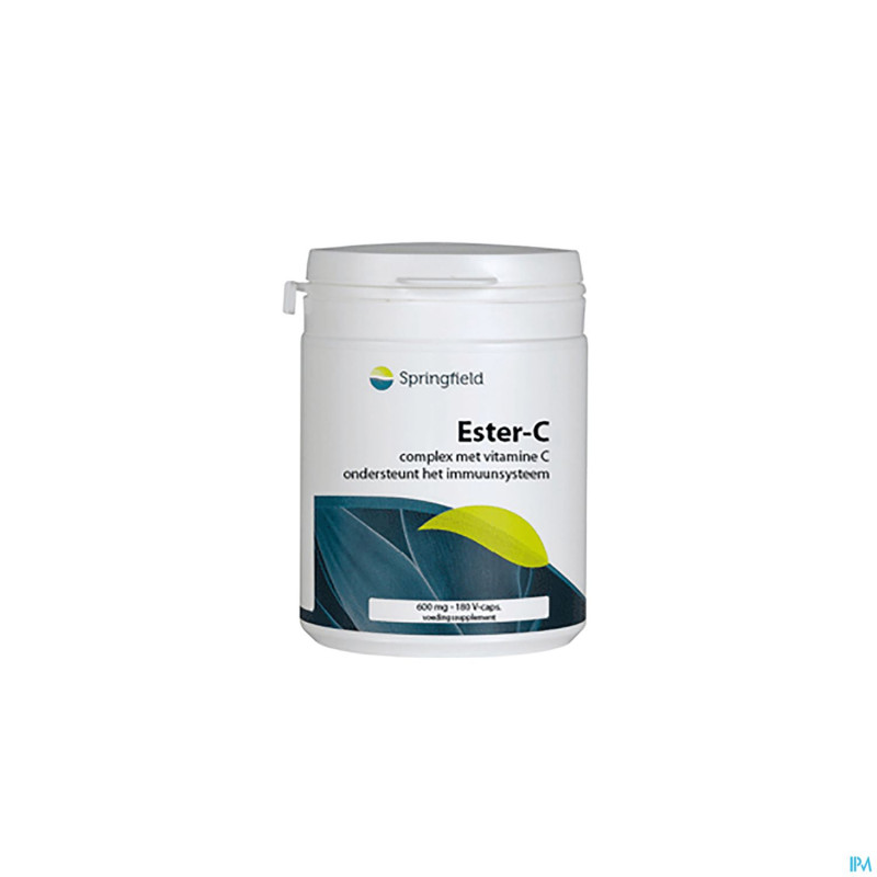 Ester c-vit c+10% bioflav.600mg springf.v-caps 180