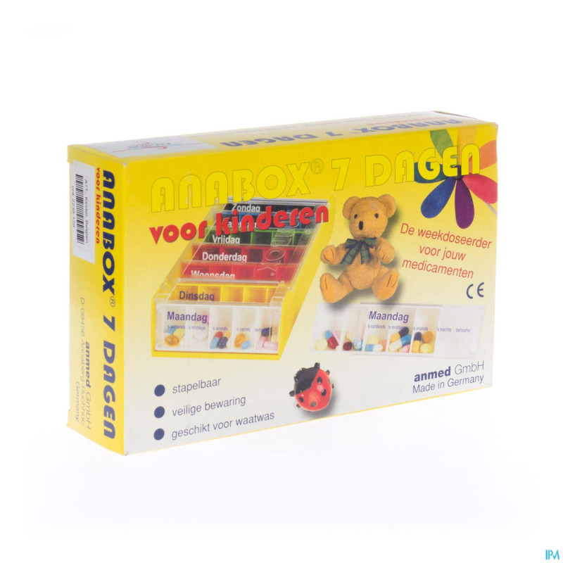 Anabox pilbox kind 7 dagen nl