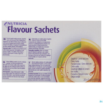 Flavour cerise-vanille   sachet 20x5g