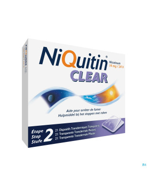 Niquitin clear patches 21 x 14 mg