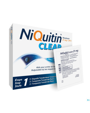 Niquitin clear patches 21 x 21 mg