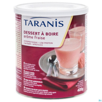 Taranis dessert boire fraise pdr 400g 4605 revogan