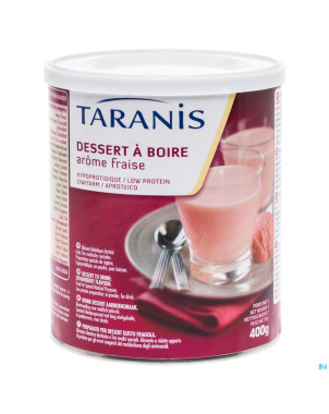 Taranis dessert boire fraise pdr 400g 4605 revogan