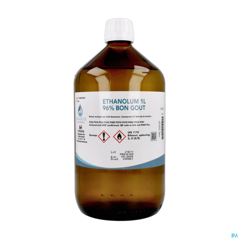 Ethanol 96% bon gouy ph.eur    1l magis
