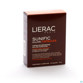 Lierac sol a/age hydra prolonge bronzage caps 2x15