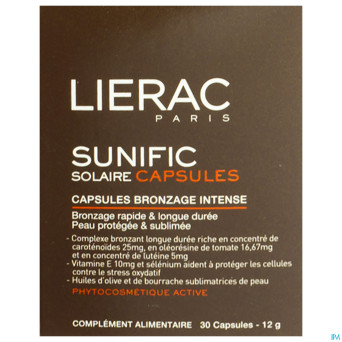 Lierac sol a/age hydra prolonge bronzage caps 2x15