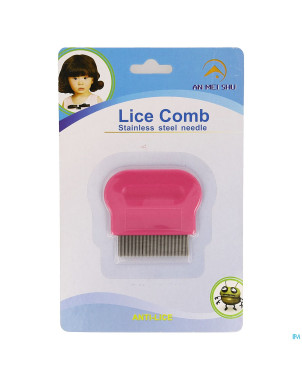 Wolf peigne a poux metal dent courte