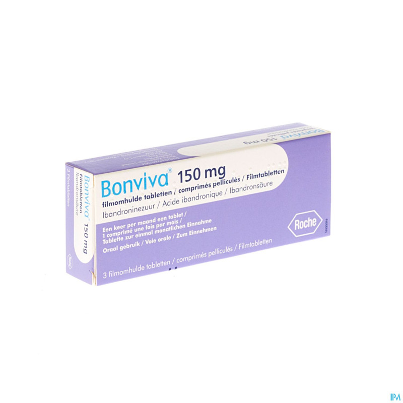 Bonviva 150mg comp pel 3 x 150mg