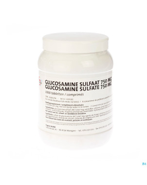 Glucosamine sulphate comp 1000x750mg fag