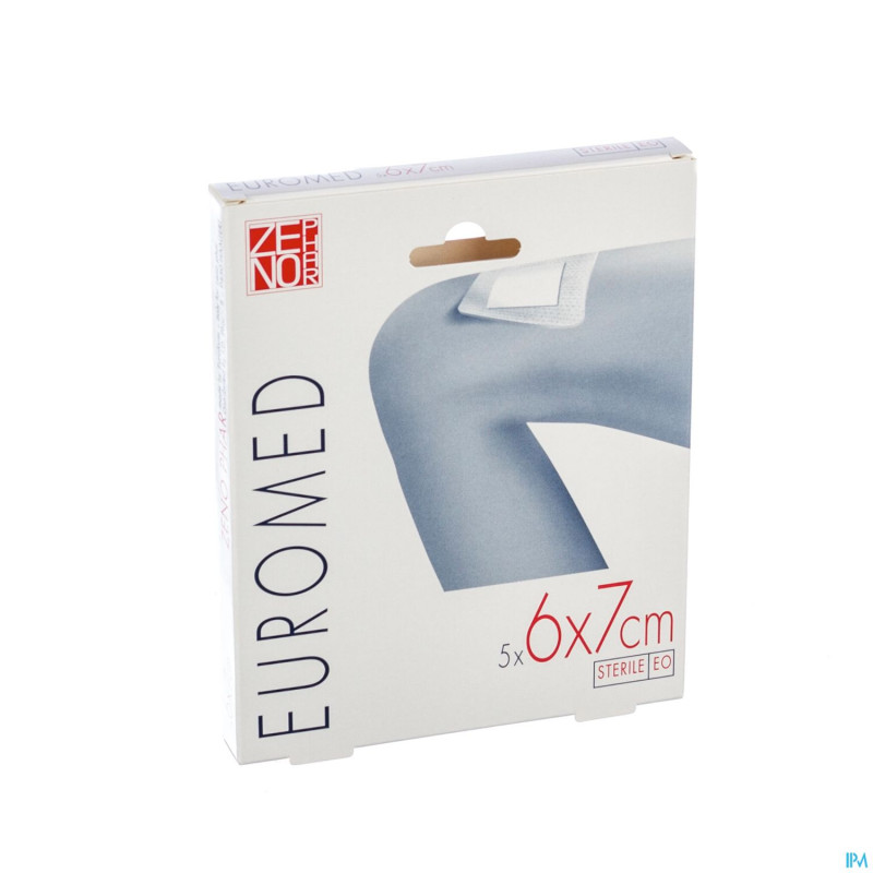 Euromed  6x 7cm 5 pansement d'ile adh steril