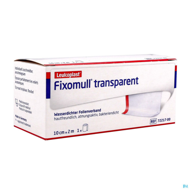 Fixomull t fixation pansement   10cmx 2m 1 7221700