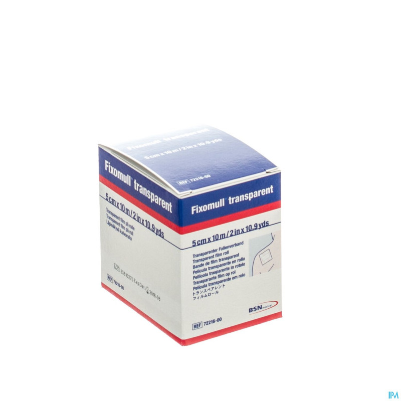 Fixomull t fixation pansement    5cmx10m 1 7221600