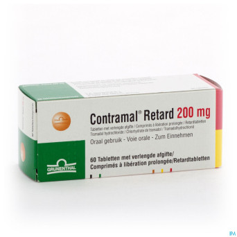 Contramal retard 200 mg comp 60