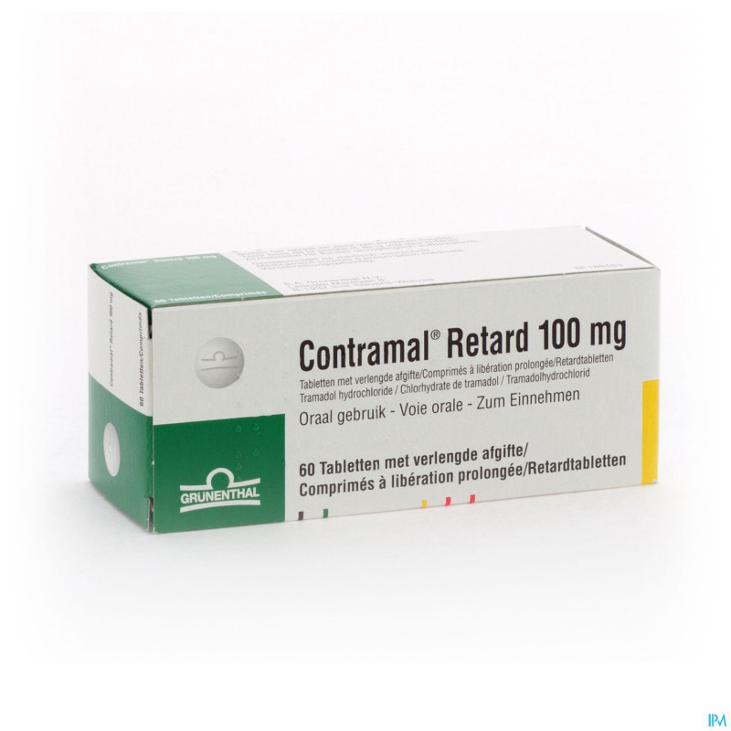 Contramal retard 100 mg comp 60