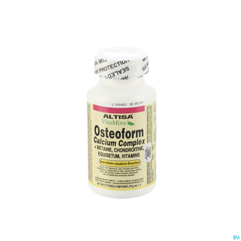 Altisa osteoform calcium complex tabl 60