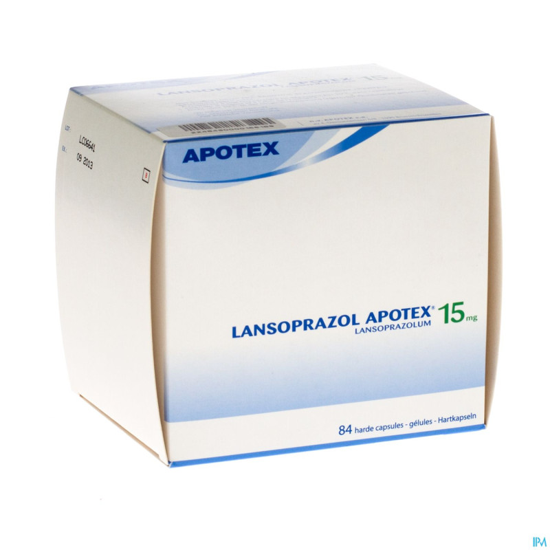 Lansoprazol apotex 15mg caps 84 x 15 mg