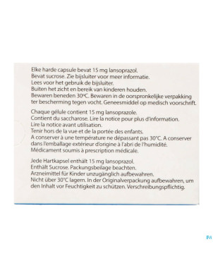 Lansoprazol ab 15mg caps 56 x 15mg