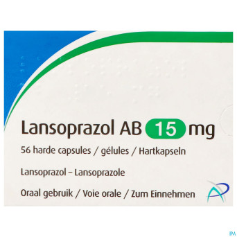 Lansoprazol ab 15mg caps 56 x 15mg