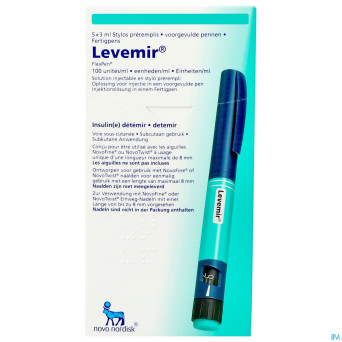 Levemir flexpen 5x3ml 100 u/ml