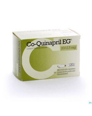 Co quinapril eg 20 mg comp 98 x 20 mg/12,5 mg